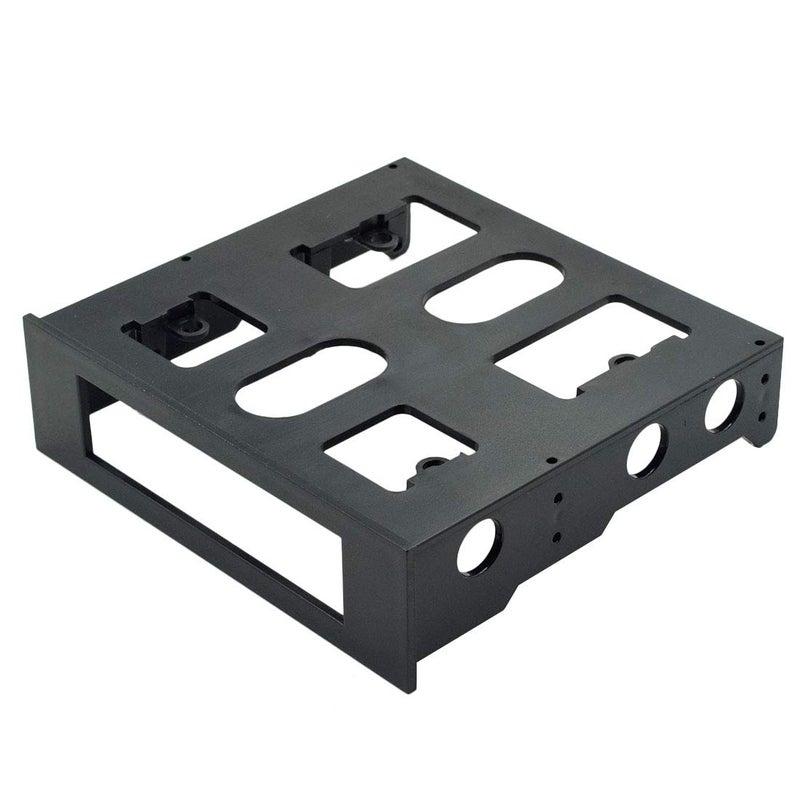 PHITUODA 5.25" to 3.5" Drive Bay Adapter Front Bay Mounting Bracket -1pc - Image 2